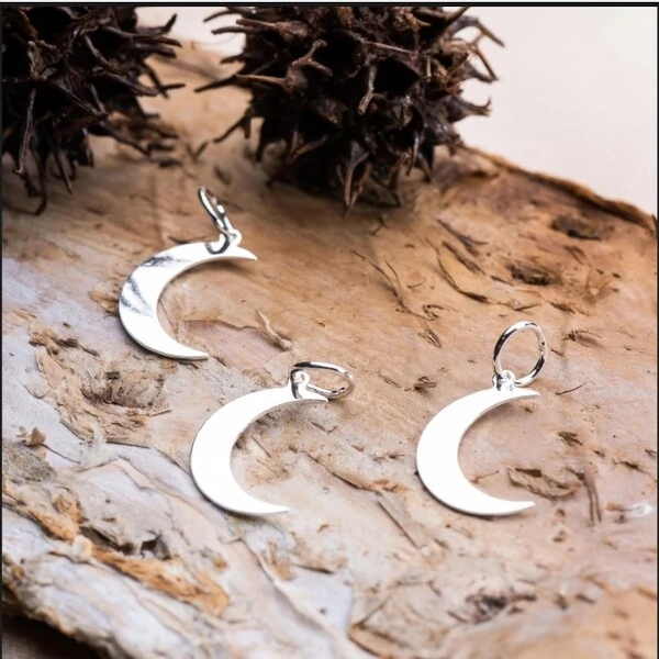 Pingente Meia Lua Prata 925