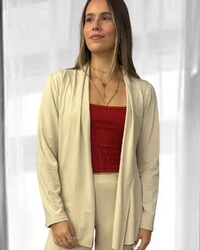 Cardigan Bossa Preguistê: O Abraço de Elegância do seu Conjunto