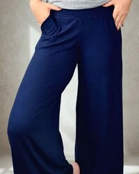 Calça Wide Leg Pijama Homewear Versátil (Monte seu Preguistê)