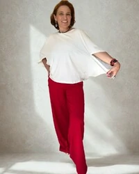 Calça Wide Leg Pijama Homewear Versátil (Monte seu Preguistê)