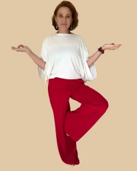 Calça Wide Leg Pijama Homewear Versátil (Monte seu Preguistê) - Lançamento