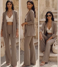Cardigan Bossa Preguistê: O Abraço de Elegância do seu Conjunto