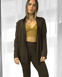 Cardigan Bossa Preguistê: O Abraço de Elegância do seu Conjunto