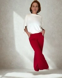 Calça Wide Leg Pijama Homewear Versátil (Monte seu Preguistê)