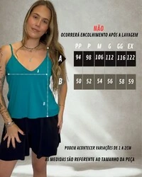 Blusa de Alça Reta Linda