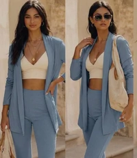 Cardigan Bossa Preguistê: O Abraço de Elegância do seu Conjunto