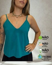 Blusa de Alça Reta Linda