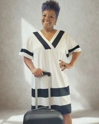 Pijama Camisola Feminino Homewear Preguistê Multifuncional Ocasional Mistério Off e Preto