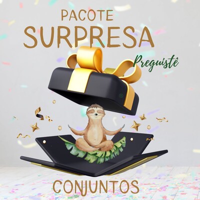 Foto Pacote surpresa Conjunto Preguistê