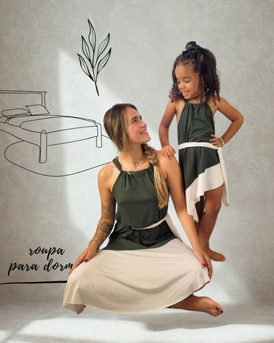 Foto Pijama Camisola Infantil Homewear Preguistê Vitorinha