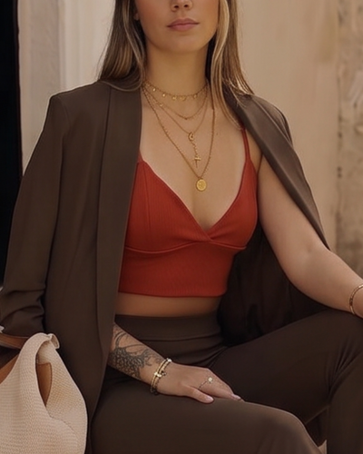 Foto Top Forró Preguistê: O Abraço Aconchegante do seu Look