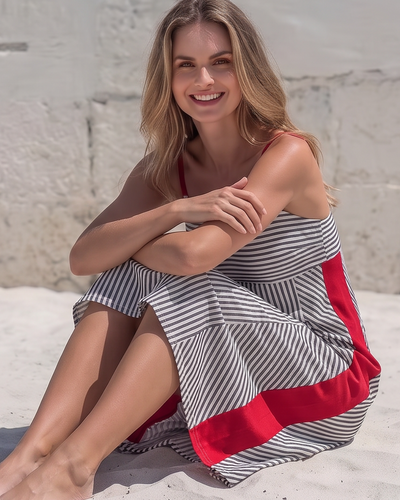 Foto Camisola Vestido Náutica