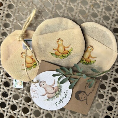 FotoEcopads Reutilizáveis 100% Algodão - Presente Consciente