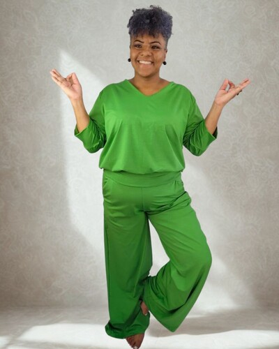 FotoCalça Wide Leg Pijama Homewear Versátil (Monte seu Preguistê)