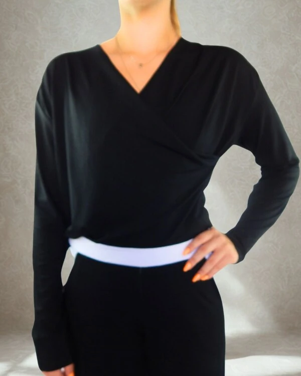 Pijama Feminino Homewear Preguistê Multifuncional Ocasional Seducao Preto e Branco