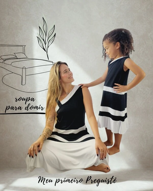 Pijama Camisola Infantil Homewear Preguistê Princesa