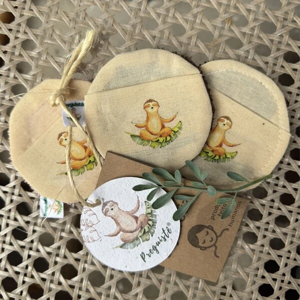 Ecopads Reutilizáveis 100% Algodão - Presente Consciente