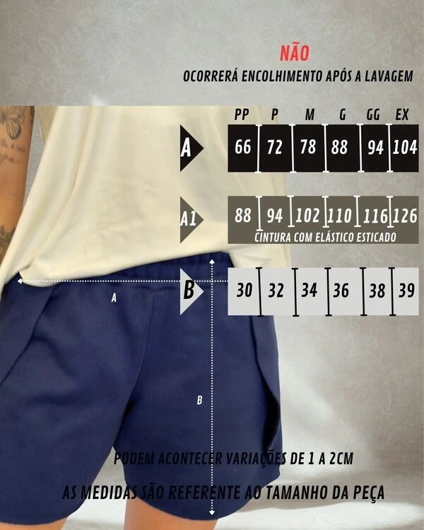 Shorts Homewear Cativo