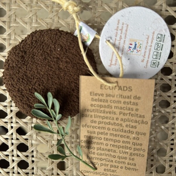 Ecopads Reutilizáveis 100% Algodão - Presente Consciente