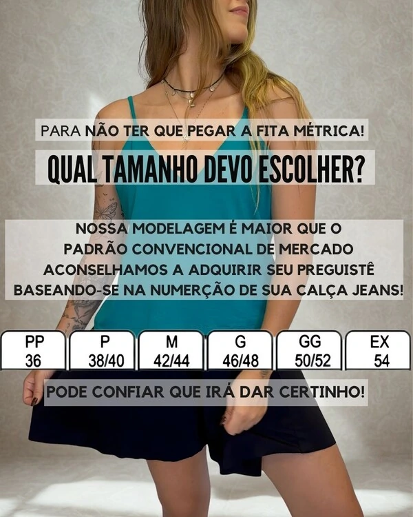 Blusa de Alça Reta Linda