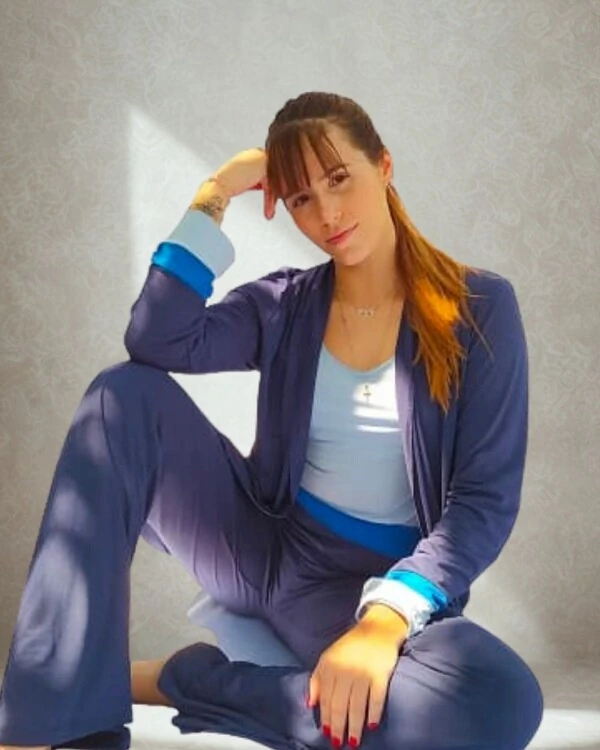 Pijama Feminino Homewear Preguistê Multifuncional Ocasional Incrível Marinho Azul Claro e Royal