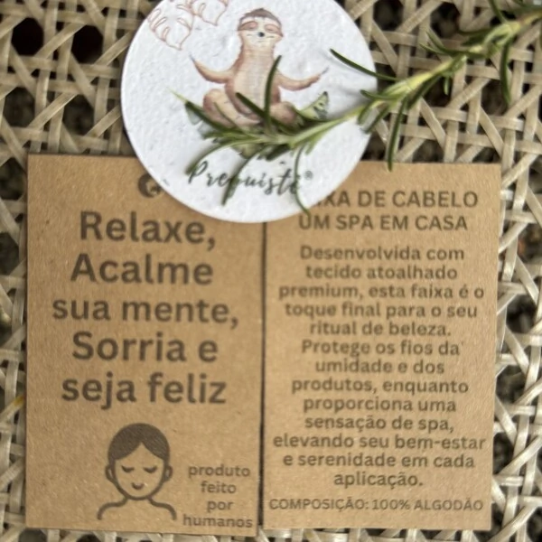 Faixa de Cabelo para Skincare - Presente para Rotina de Beleza