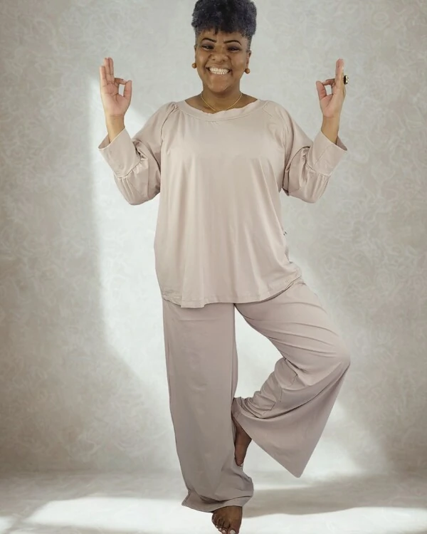 Calça Wide Leg Pijama Homewear Versátil (Monte seu Preguistê)