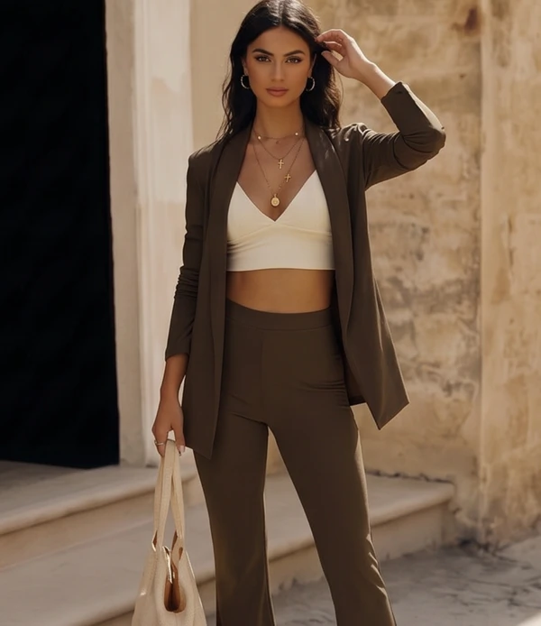 Cardigan Bossa Preguistê: O Abraço de Elegância do seu Conjunto