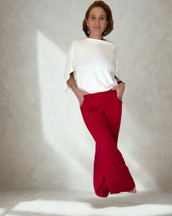 Calça Wide Leg Pijama Homewear Versátil (Monte seu Preguistê)