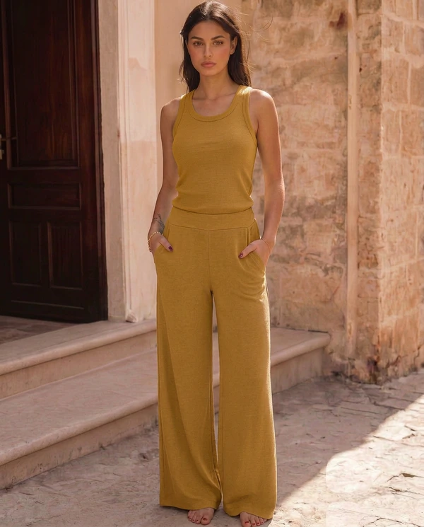 Calça Wide Leg Pijama Homewear Versátil (Monte seu Preguistê)