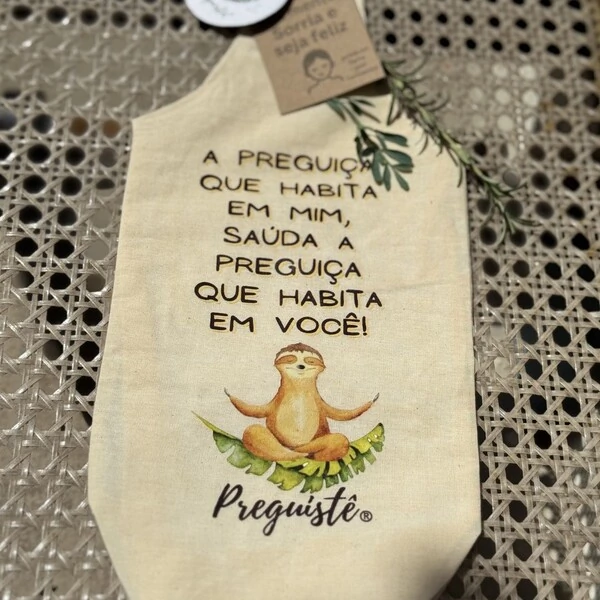 Bolsa para Vinho Reutilizável (EcoVinhos) - Presente Criativo para Amantes de Vinho