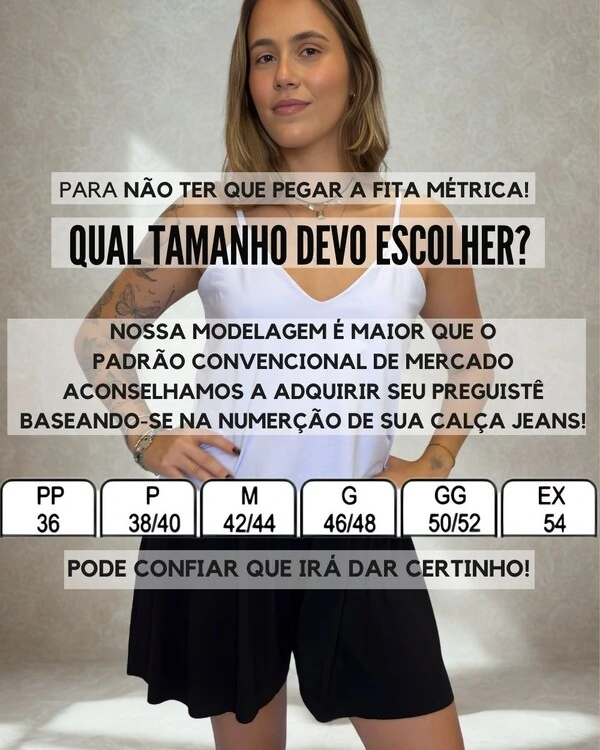 Blusa de Alça Reta Linda