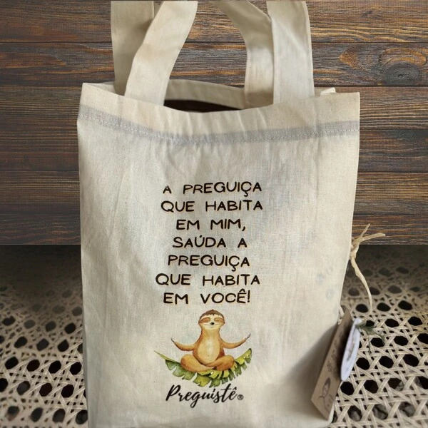 Ecobag de Algodão Versátil - Presente Sustentável e Prático