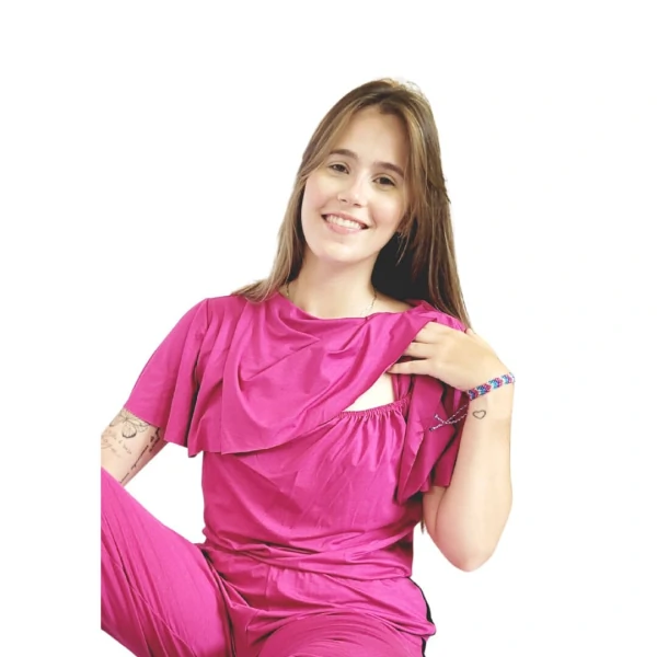 Blusa Pijama Homewear Amamentação Ame - PreguisAMAmentê