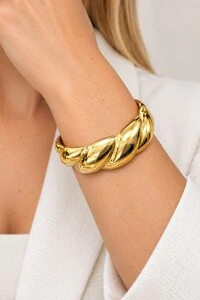 Bracelete Bijuteria Torcido