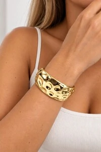Bracelete Orgânico Martelado