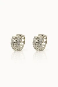 Brinco Argola Cravejada Pri Acessórios