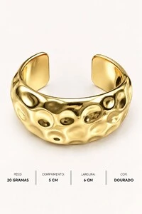 Bracelete Orgânico Martelado