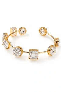 Bracelete Semijoia Essenza Multiformas Dourado