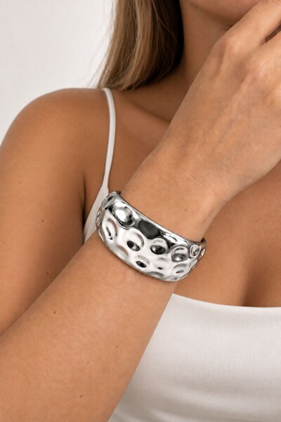 Foto Bracelete Orgânico Martelado