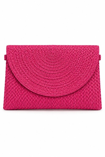 Foto Clutch de Palha Trançada