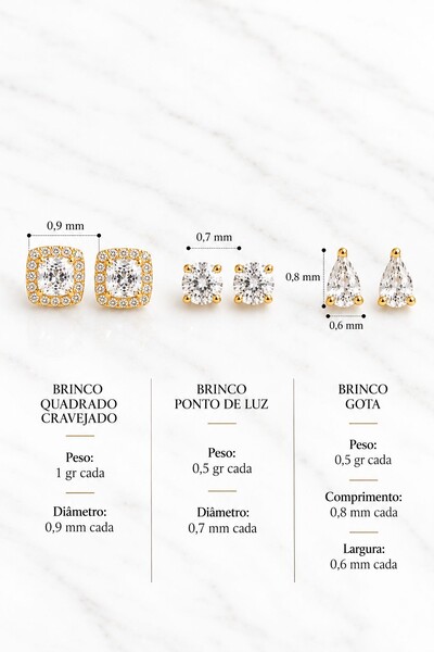 Foto Kit Brinco Semijoia Multiformas Pri Acessórios