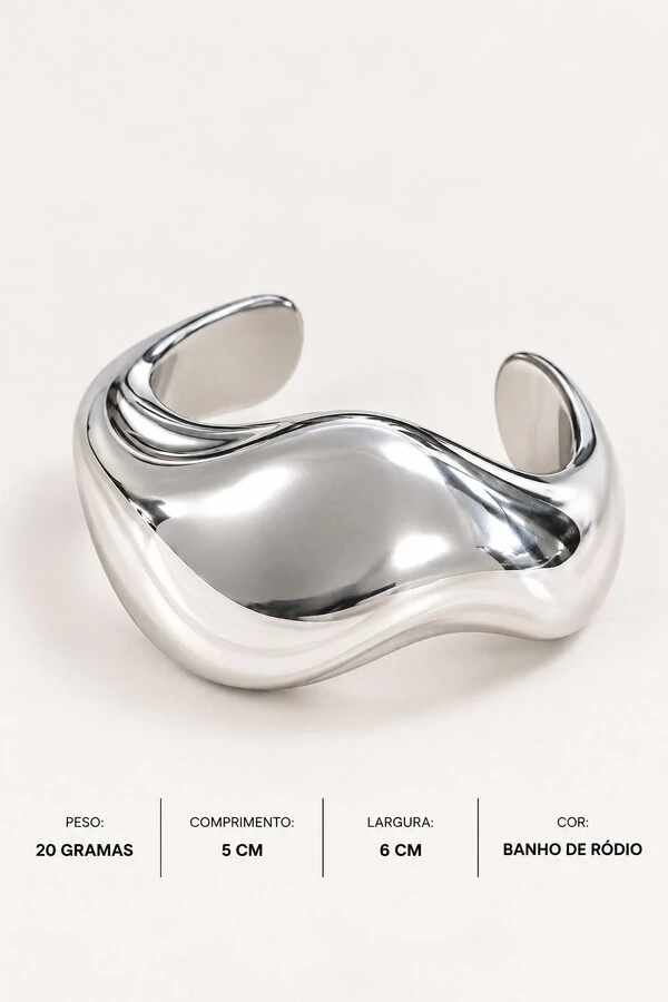 Bracelete Orgânico Ondas