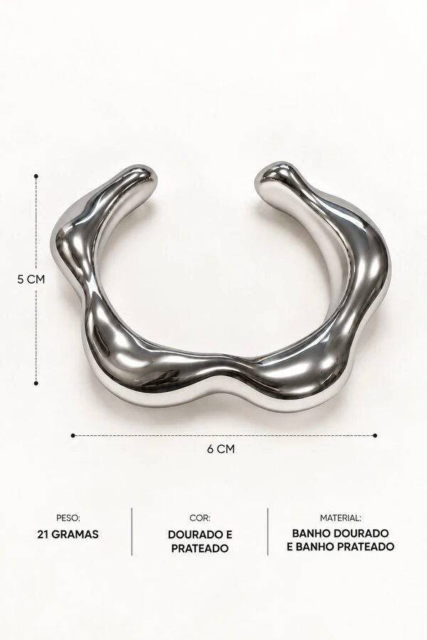 Bracelete Ondulado