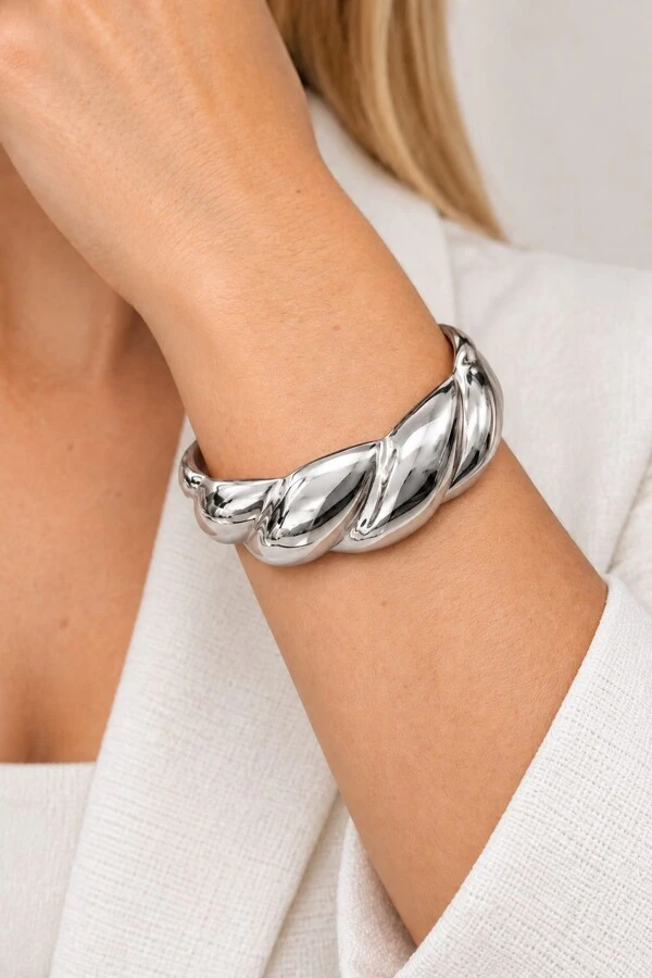 Bracelete Bijuteria Torcido