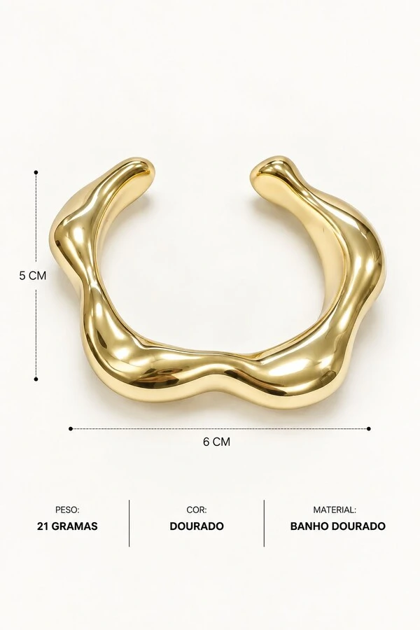 Bracelete Ondulado