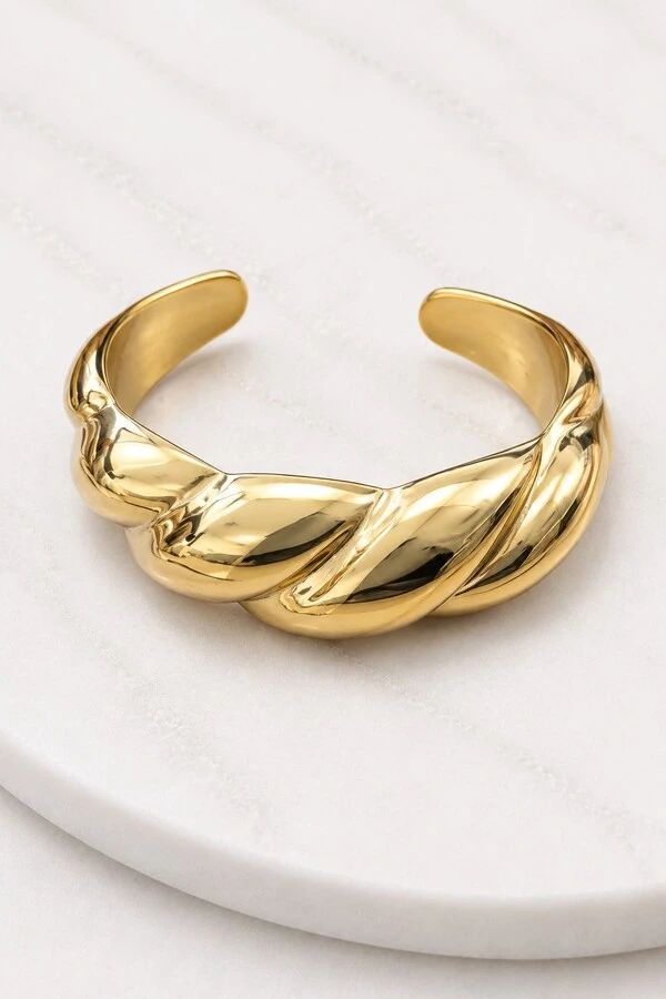 Bracelete Bijuteria Torcido