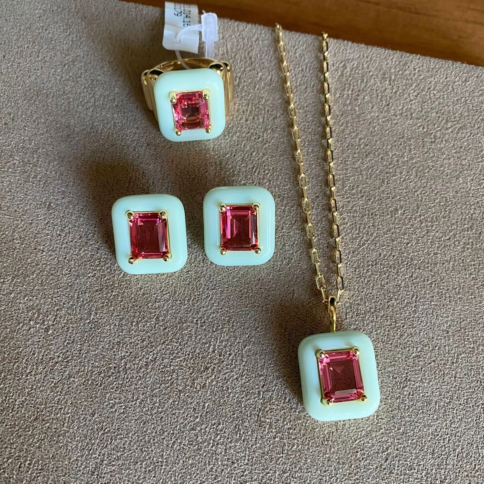 FotoColar Funcy Retangular Verde Água