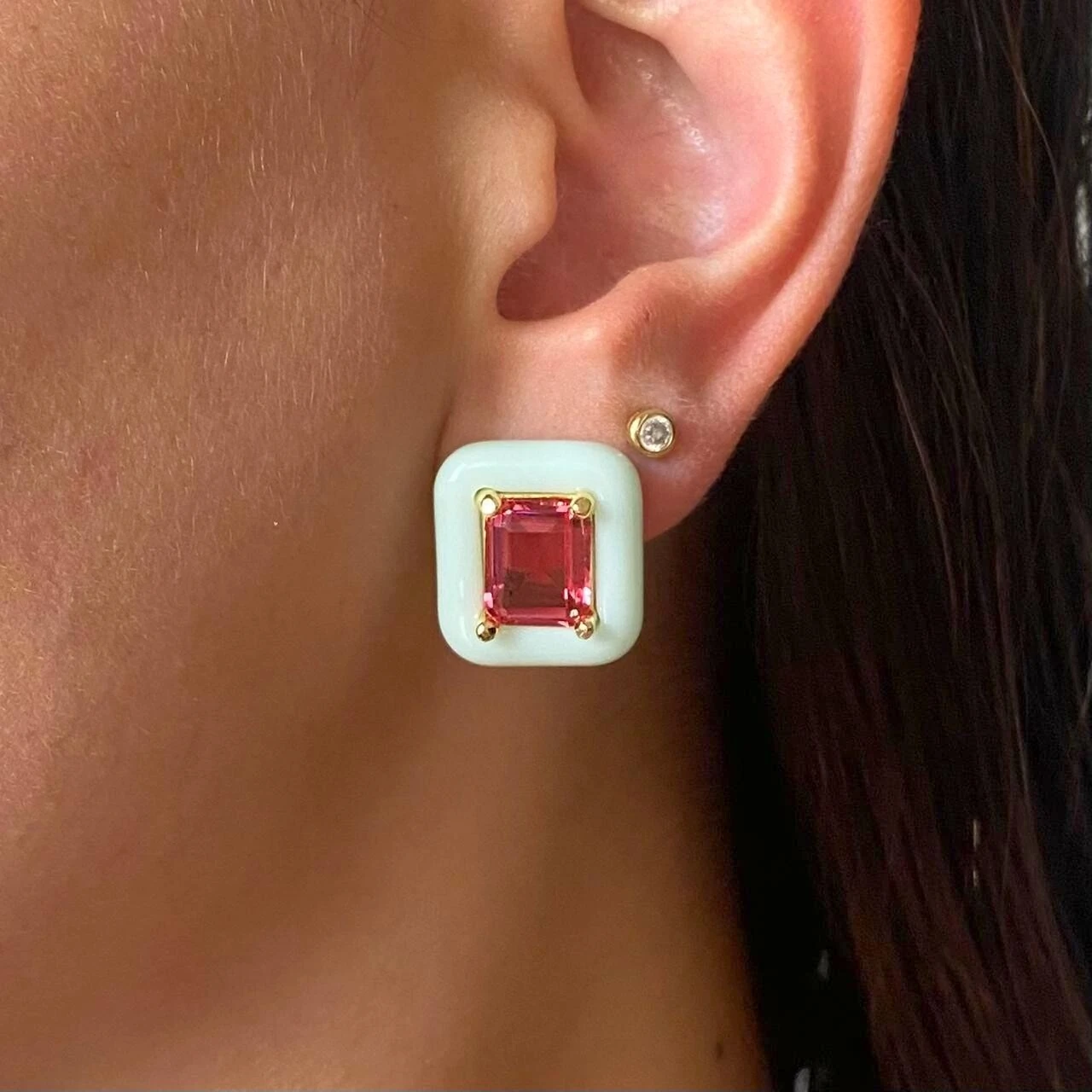 FotoBrinco Fancy Retangular Verde Água