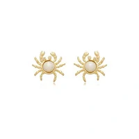 Brinco Carangueijo Pérola Fixa